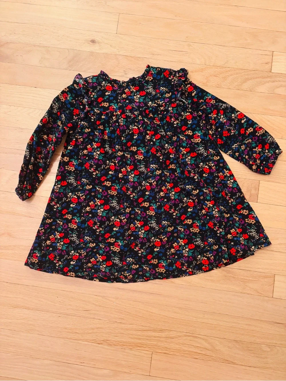 Gap Toddler Ruffle Corduroy Dress Size: 4
